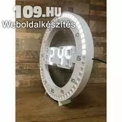 Design 3D LED Digitális ébresztő óra ugráló másodpercekkel 30cm - DS-3688L